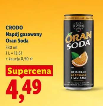 Napój gazowany Oran Soda