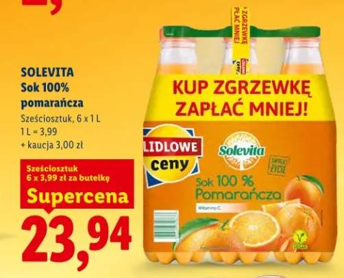 Sok 100% pomarańcza