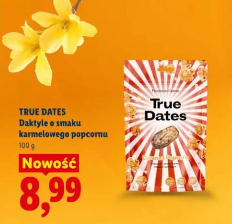 Daktyle o smaku karmelowego popcornu