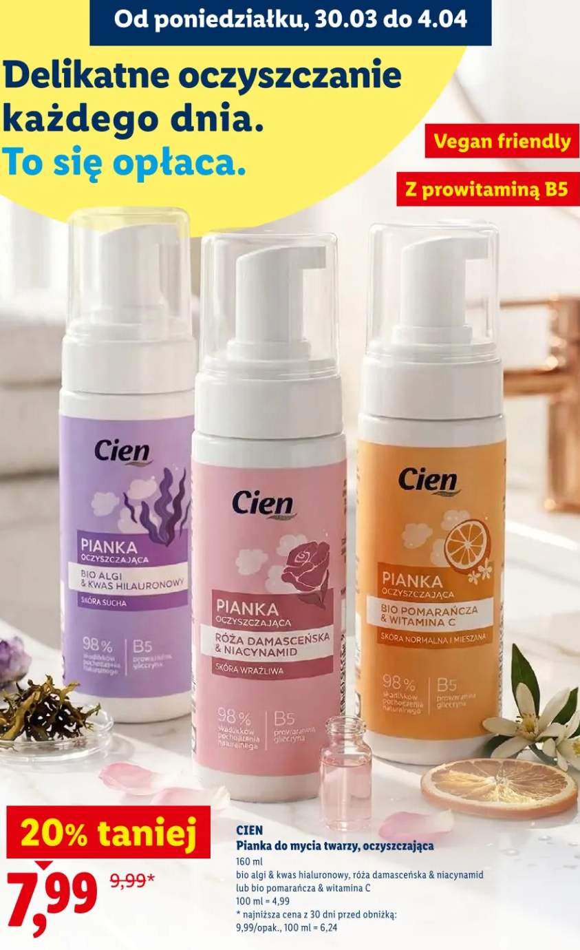 Pianka do mycia twarzy, oczyszczająca bio pomarańcza & witamina C