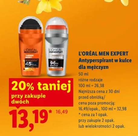 Antyperspirant w kulce dla mężczyzn