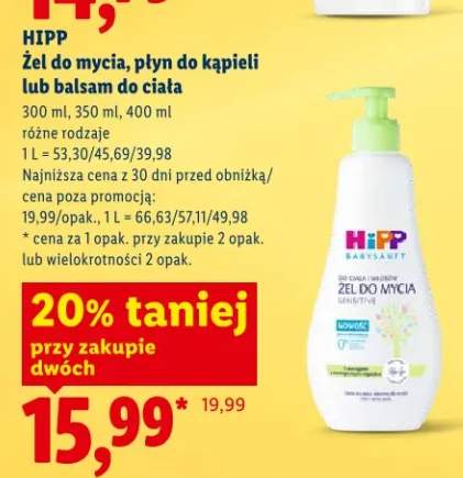 Żel do mycia, płyn do kąpieli lub balsam do ciała