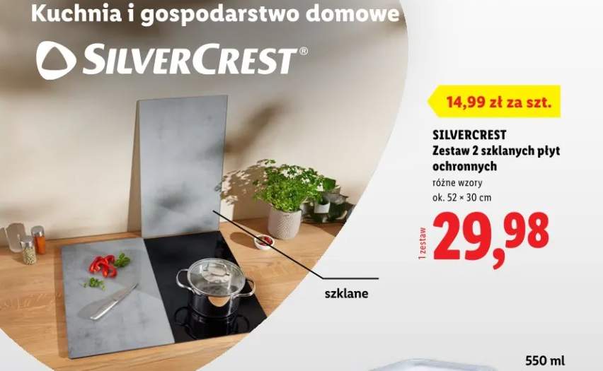 Zestaw 2 szklanych płyt ochronnych