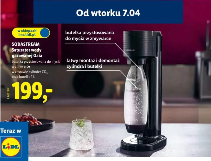 Saturator wody gazowanej Gaia