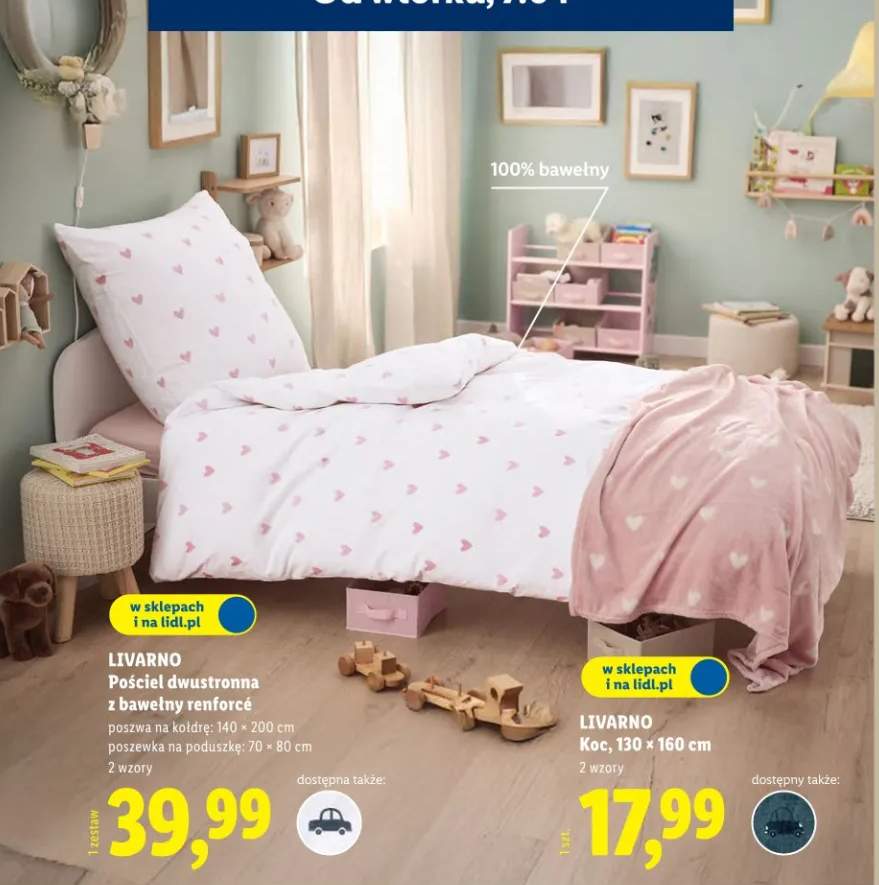 Pościel dwustronna z bawełny renforcé