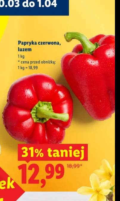 Papryka czerwona luzem