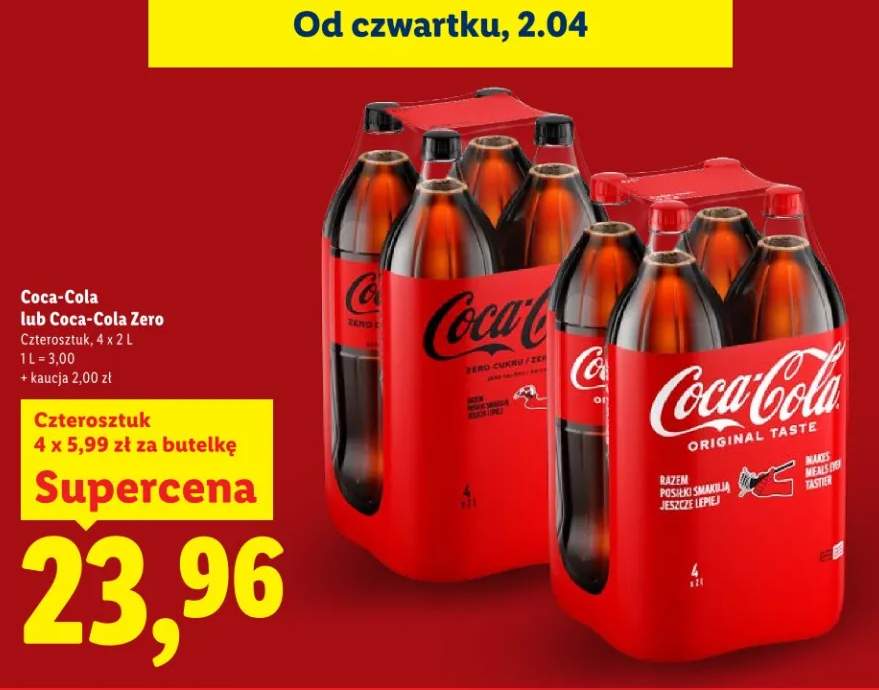 Napój Coca-Cola Zero