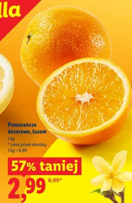 Pomarańcze deserowe luzem