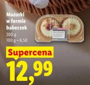 Mazurki w formie babeczek