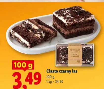 Ciasto czarny las