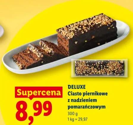 Ciasto piernikowe z nadzieniem pomarańczowym