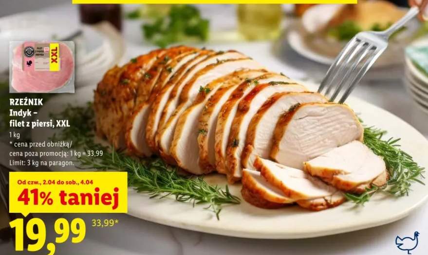Filet z piersi indyk XXL