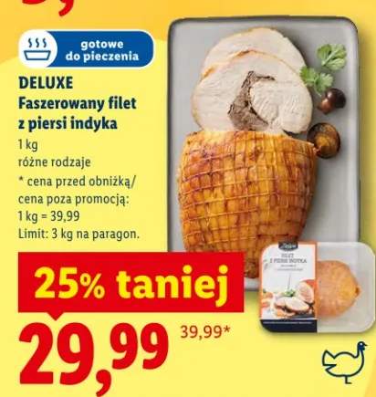 Faszerowany filet z piersi indyka różne rodzaje