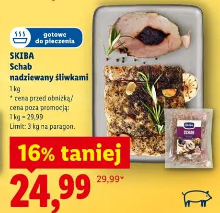 Schab nadziewany śliwkami