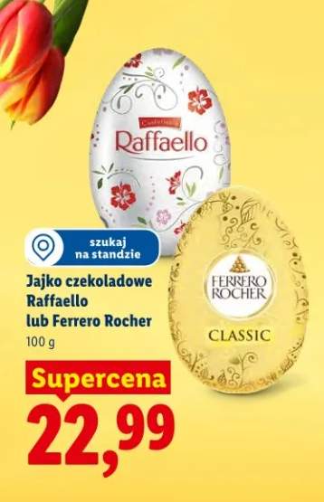 Jajko czekoladowe Raffaello