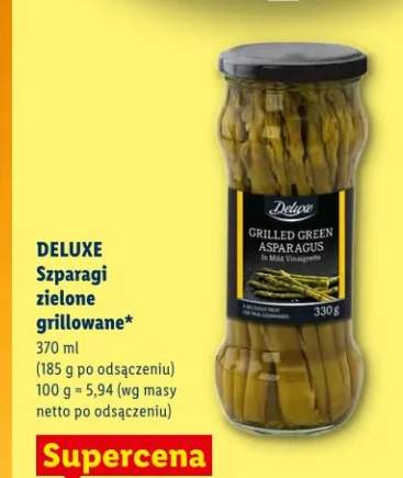 Szparagi zielone grillowane