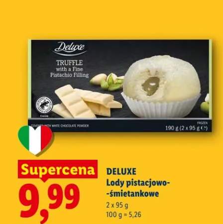 Lody pistacjowo-śmietankowe