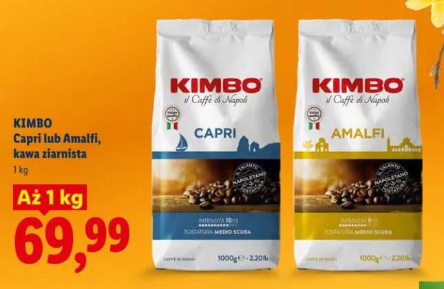 Kawa Capri lub Amalfi, kawa ziarnista