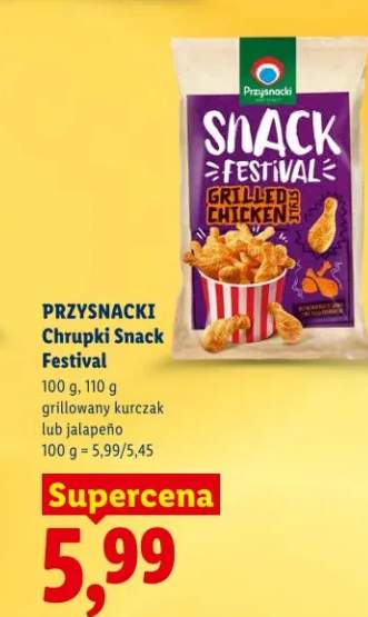 Chrupki Snack Festival grillowany kurczak lub jalapeño