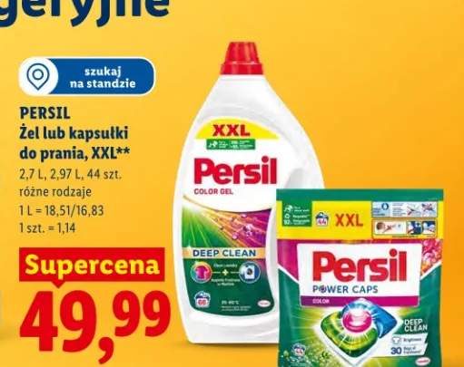 Żel lub kapsułki do prania XXL