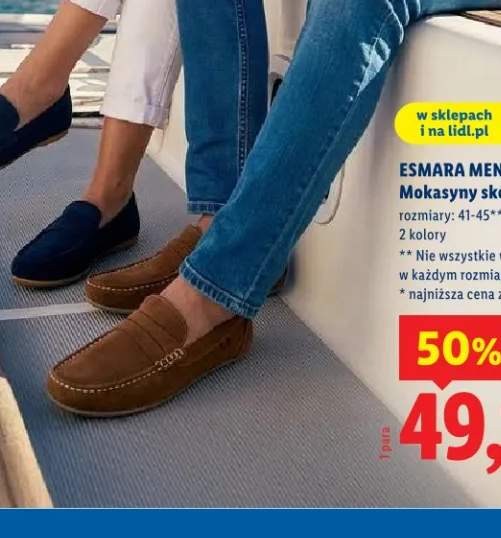 Mokasyny skórzane męskie