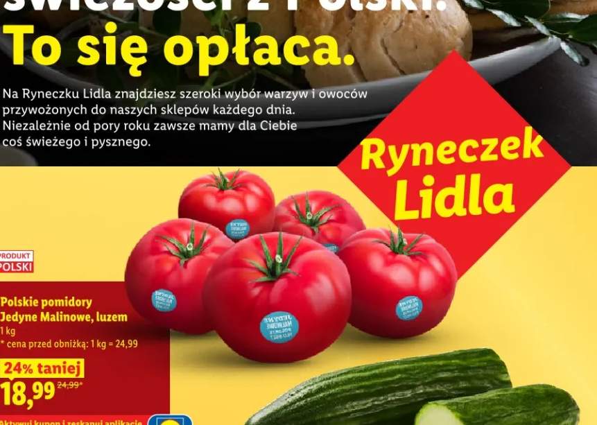 Pomidory polskie jedyne malinowe luzem