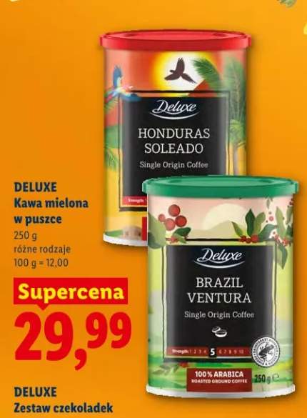 Kawa mielona w puszce różne rodzaje