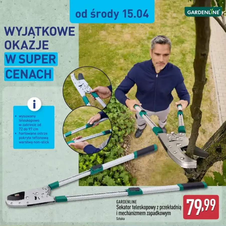 sekator teleskopowy
