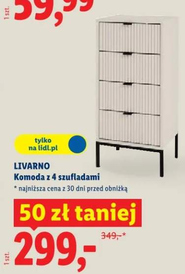 Komoda z 4 szufladami