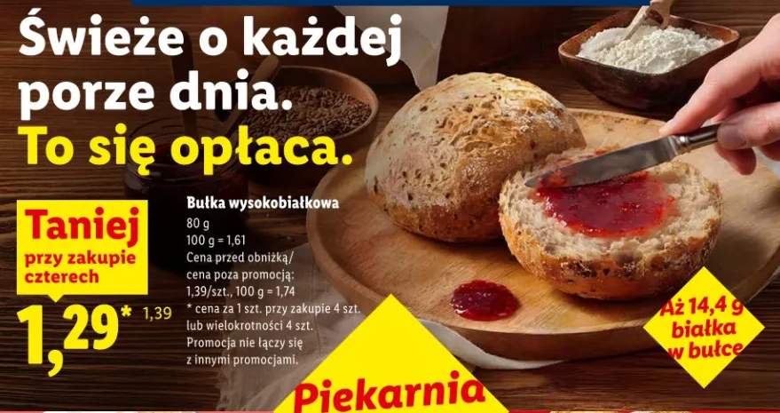 Bułka wysokobiałkowa