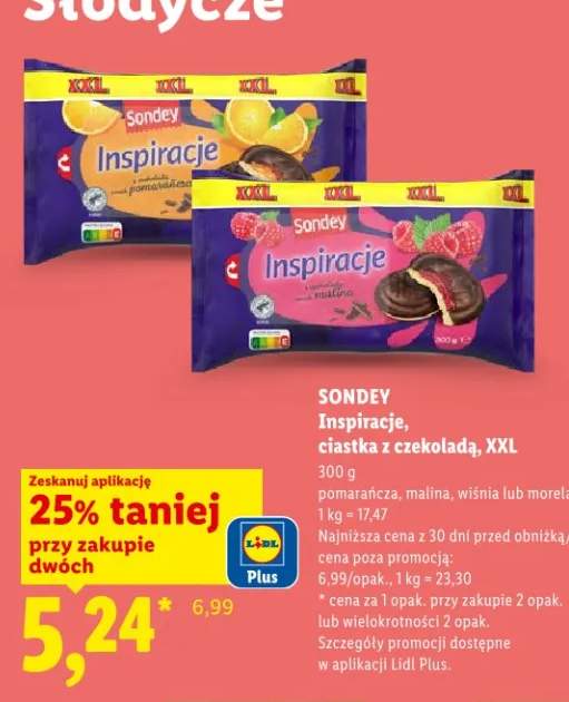 Ciastka z czekoladą Inspiracje, XXL