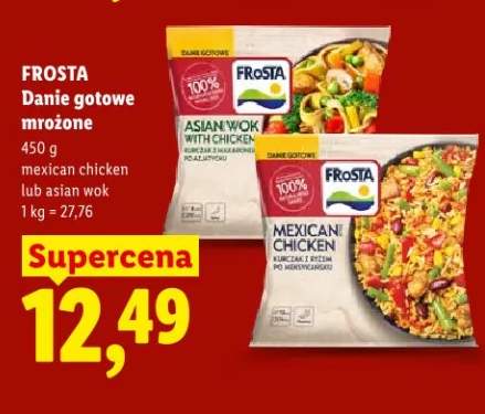 Danie gotowe mrożone