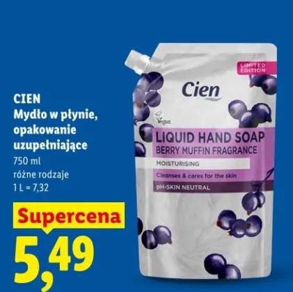 Mydło w płynie, opakowanie uzupełniające