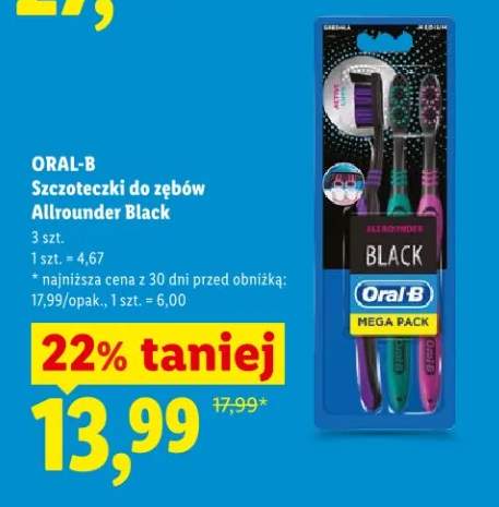 Szczoteczki do zębów Allrounder Black