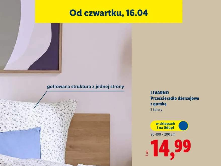 Prześcieradło dżersejowe z gumką 90-100×200cm