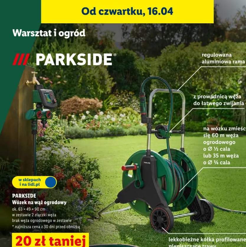 Wózek na wąż ogrodowy