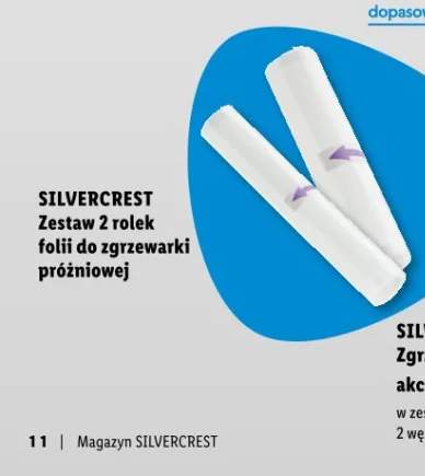 Zestaw 2 rolek folii do zgrzewarki próżniowej