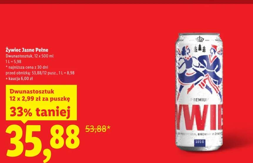 Piwo Jasne Pełne dwunastosztuk