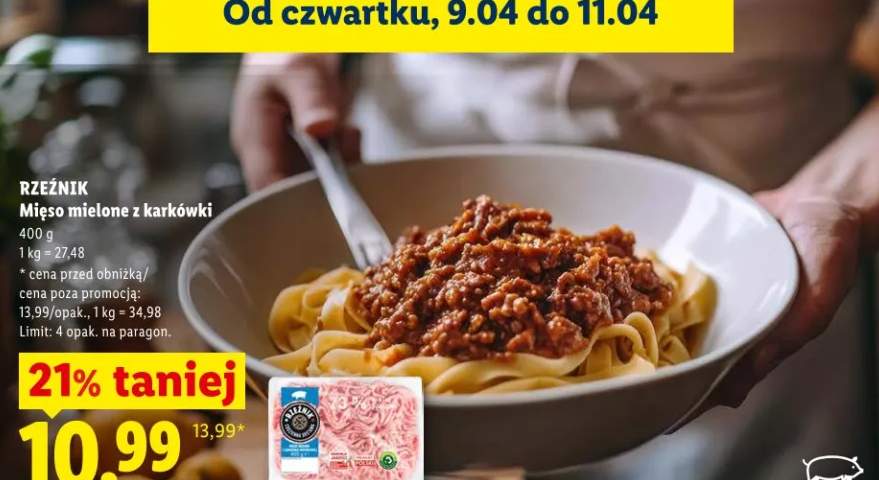 Mięso mielone z karkówki