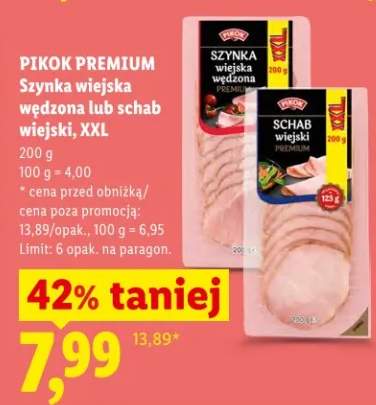 Szynka wiejska wędzona lub schab wiejski XXL