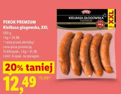 Kiełbasa głogowska XXL