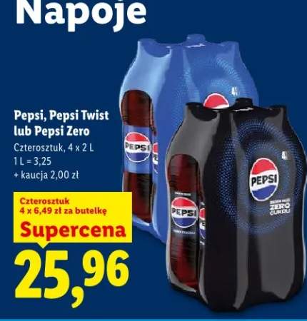 Napój Pepsi, Pepsi Twist lub Pepsi Zero