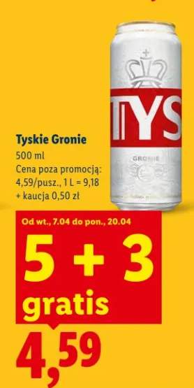 Piwo Tyskie Gronie