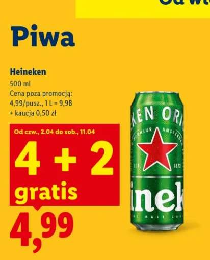 Piwo Heineken