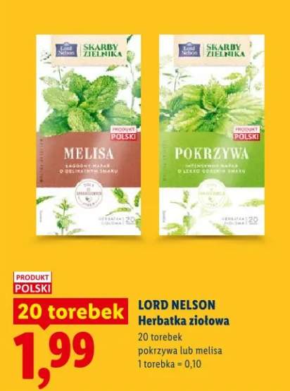 Herbatka ziołowa melisa lub pokrzywa