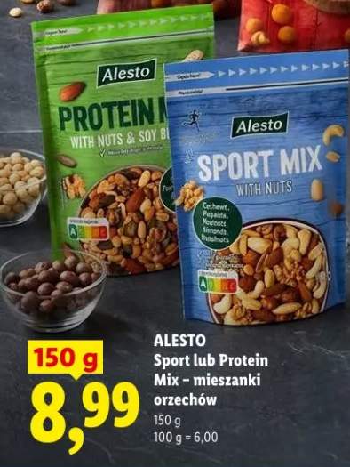 Sport lub protein mix - mieszanki orzechów