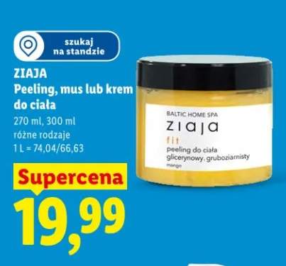 Peeling, mus lub krem do ciała