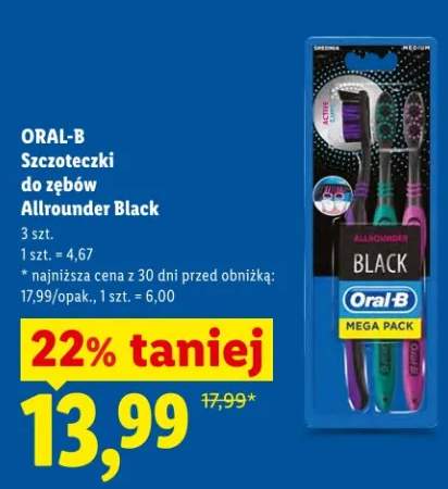 Szczoteczki do zębów Allrounder Black