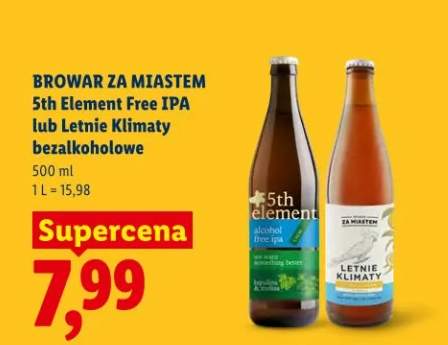 Piwo kraftowe 5th Element Free IPA bezalkoholowe