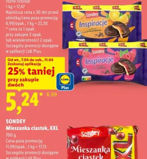 Ciastka Inspiracje, XXL